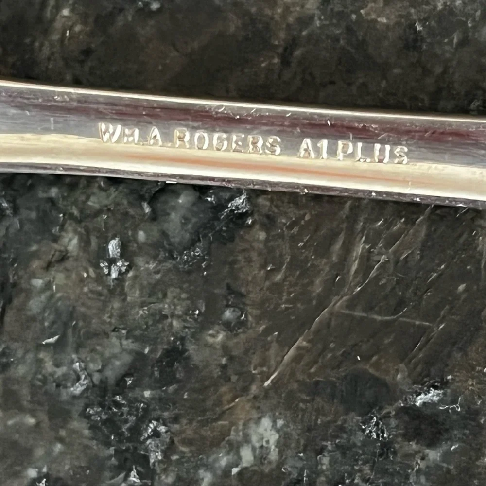William Rogers Oneida Malibu Silver Plate Pierced Pie Server 1934